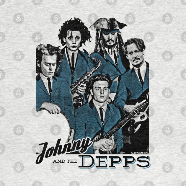 Johnny Depp Band Shirt (Johnny and the Depps by @UselessRob) by UselessRob